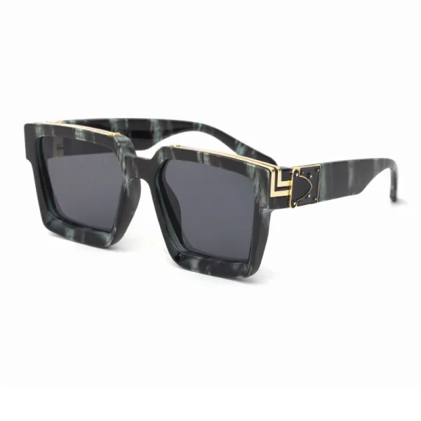 Fashion Oversize Frame Sun Glasses Luxury Women Millionaire Shades Trendy Sunglasses High Quality Man UV400 - Image 4
