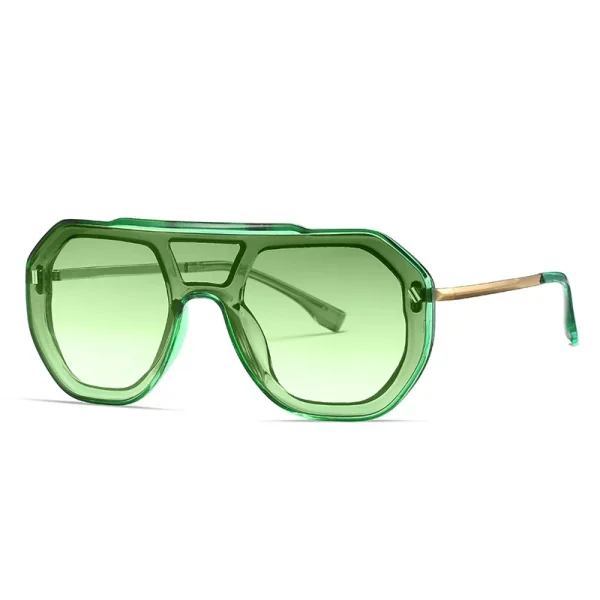 Oversized Shades Metal Frame Men Black Fashion Round Sun Glasses Vintage Retro Women Lentes De Sol UV400 Sunglasses - Image 6