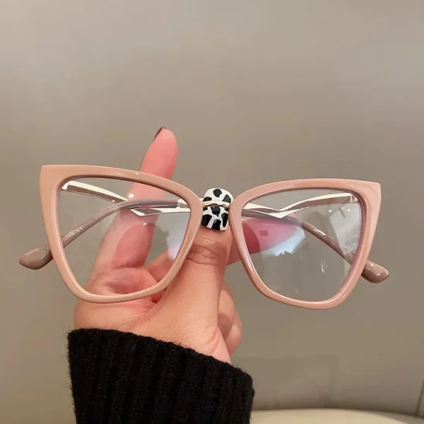 Hot Style Cat Eye Women Blue Light Blocking Glasses Fashion River Frame Optical Photos Computer Eyeglasses Ins - Image 3