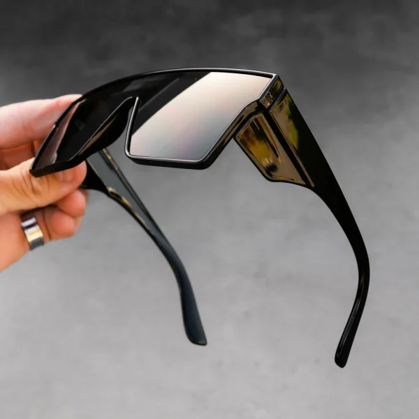 Custom Logo Purple Green Mirror ANSI Z87+ Goggles Popular Brand Women Men Oversize Safety Sunglasses UV400 High Quality - Image 3