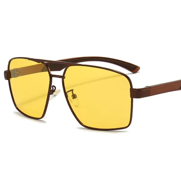 New Aluminum Magnesium Men Women 2025 Polarized Square Sunglasses Night Vision Glasses Driving High Quality - Image 5