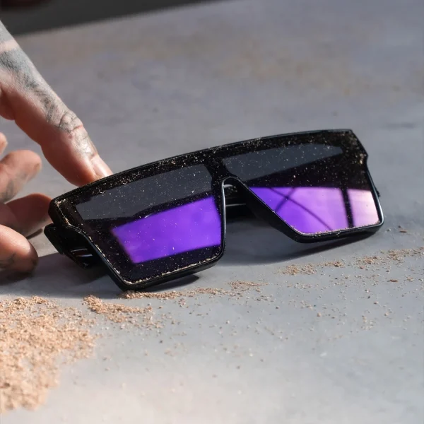 In Stock Lmamba Wholesale ANSI Z87 Safety Sunglasses Fashion Square Oversized Frame Fishing Safety Sports Sunglasses Men Women - Image 2