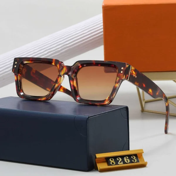 Retro Rectangle Brand Black Shades Man Advanced Gafas De Sol Luxury Design Sunglasses Trendy Women UV400 - Image 3