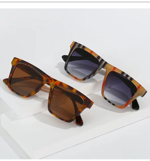Fashion Designer Square Sunglasses Women Retro Shades Vintage Man Brand Luxury Oculos De Sol 2024 High Quality - Image 2