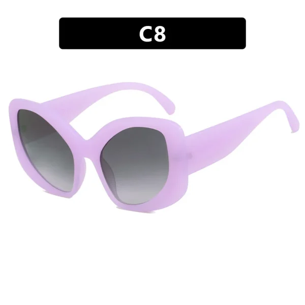 Fashion Vintage Oversized Cat Eye Sunglasses for Women Fashion Luxury Custom Logo High Quality Shade - Image 5
