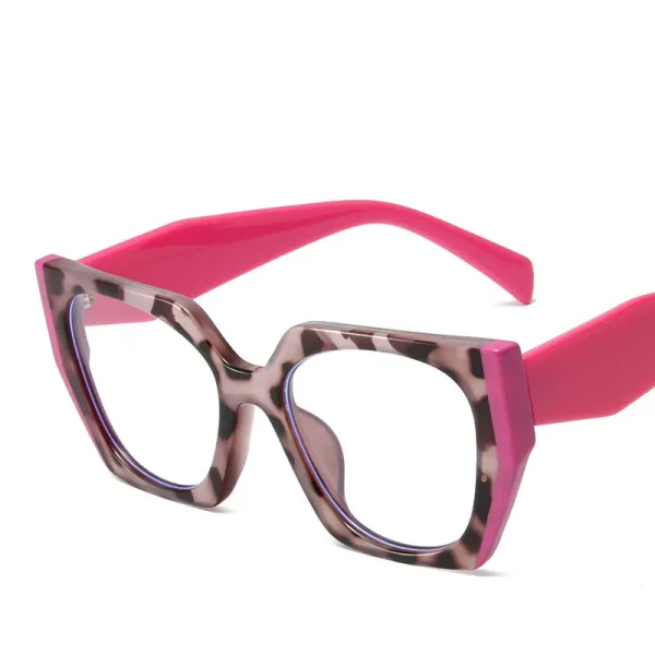 Ins Fashion Top Tr90 Blue Light Blocking Computer Glasses Latest Optical Eyeglass Trendy Color Block Frames - Image 5