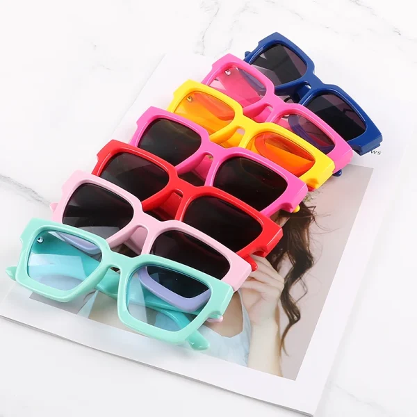 2025 square Fashion Sunglasses for Women Luxury Designer Man Sun Glasses Custom logo Unisex - Image 5
