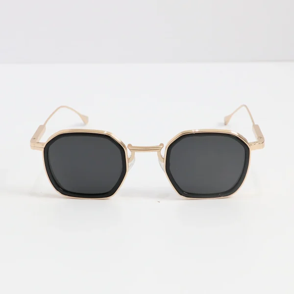 High Quality Custom logo Retro Square Metal Frame Sun Glasses Vintage Shades Women Polarized Sunglasses Men - Image 6
