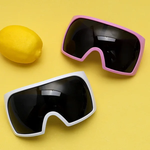 Women Men Y2K Futuristic Sun Glasses Oversized Mask One Pieces Lens Technology Shades Fashion Sunglasses Outstreet - Image 4