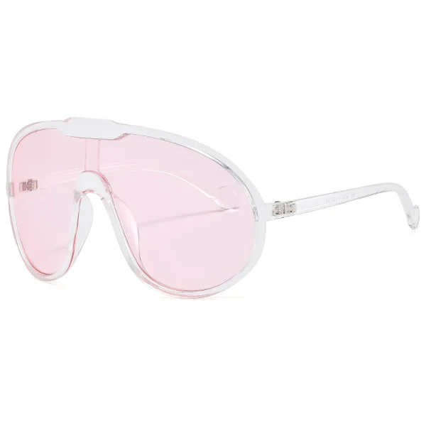 Oversized One Piece Shield Sunglasses for Women Vintage Unique Windproof Uv400 Sun Glasses Men Retro Gradient Eyewear - Image 6
