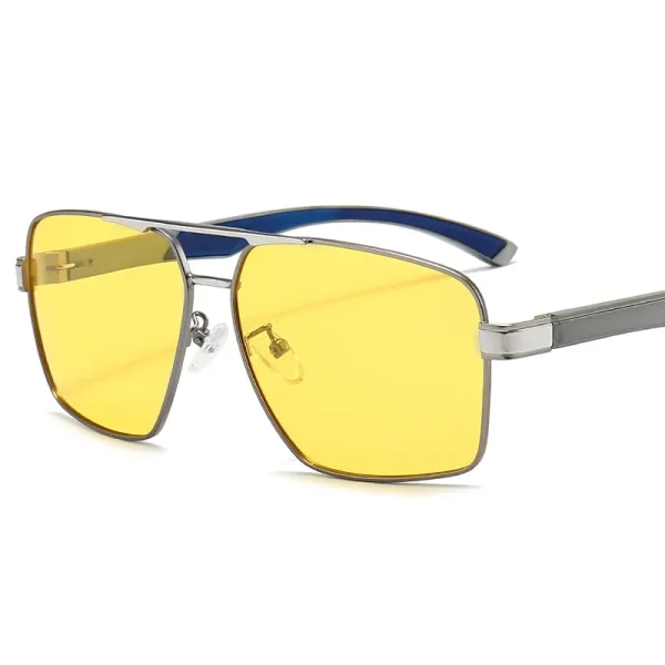New Aluminum Magnesium Men Women 2025 Polarized Square Sunglasses Night Vision Glasses Driving High Quality - Image 4