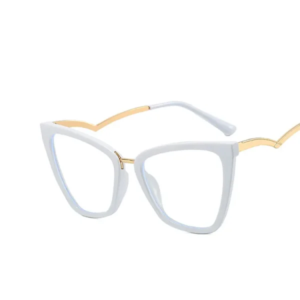 Hot Style Cat Eye Women Blue Light Blocking Glasses Fashion River Frame Optical Photos Computer Eyeglasses Ins - Image 5
