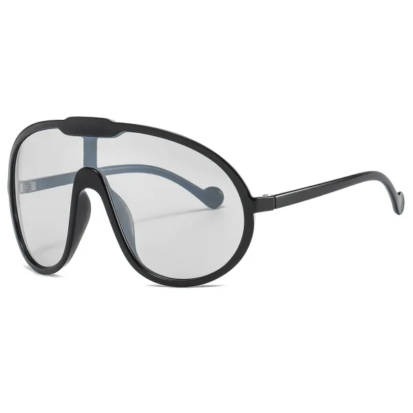 Oversized One Piece Shield Sunglasses for Women Vintage Unique Windproof Uv400 Sun Glasses Men Retro Gradient Eyewear - Image 4