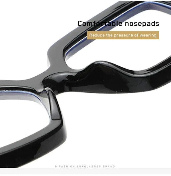 2025 Thick Frame Big Square Women Glasses Clear Anti Blue Light Men Optical Leopard Eyeglasses - Image 3
