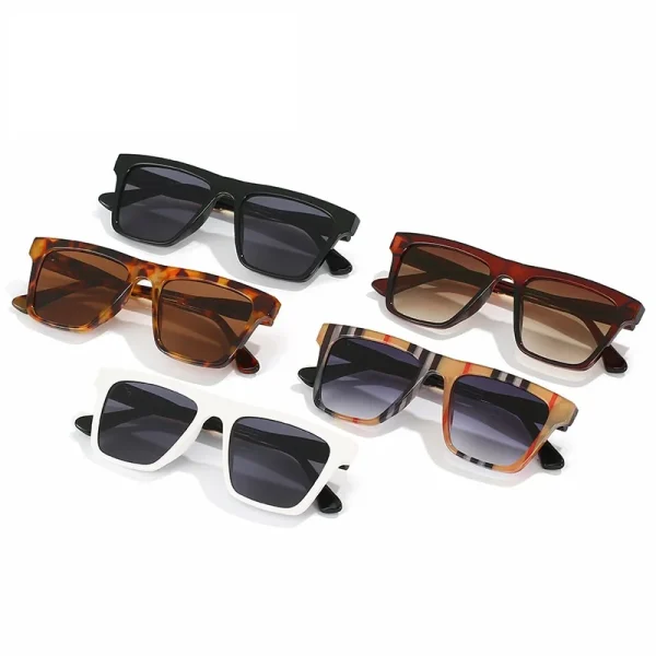 Fashion Designer Square Sunglasses Women Retro Shades Vintage Man Brand Luxury Oculos De Sol 2024 High Quality - Image 3