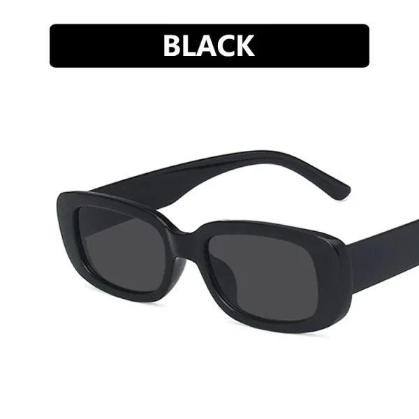 Classic Small Frame Women Brand Design Retro square Eyewear Female Clear Blue Red Green Lens Man Sunglasses UV400 - Image 5