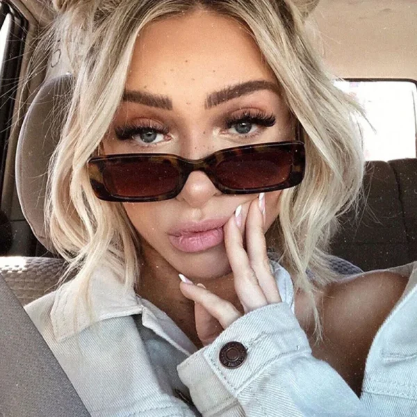 Classic Small Black Frame square Shades Fashion Custom logo Sunglasses Retro Women Colorful 2025 Man Gafas De Sol - Image 3