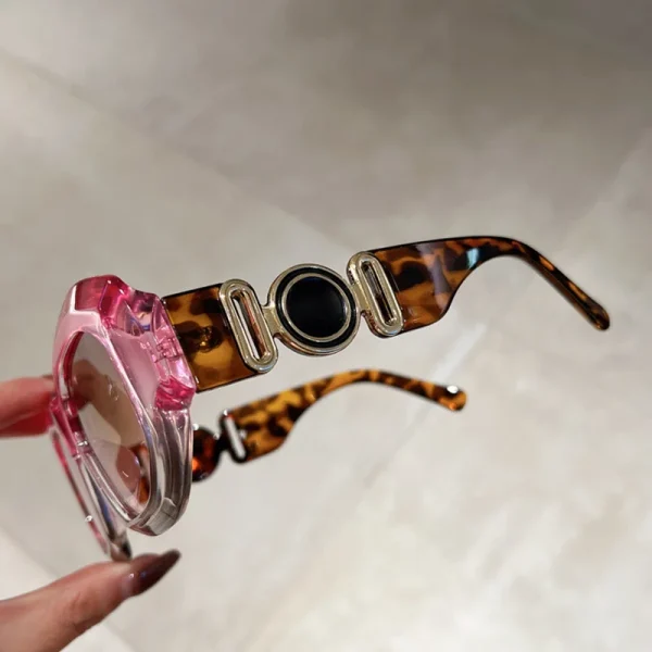 2025 Vintage Brand Designer Sunglasses UV400 Women Retro Classic Hexagon Big Frame Sun Glasses - Image 5