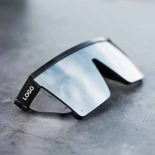 Safety Sunglasses Popular Custom Silver Shades Trendy Brand Women Men Protect Goggles Personality Oversize ANSI Z87.1