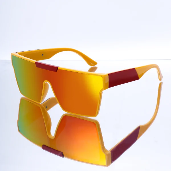 Vintage Metal Decorate Sun Glasses pink Lens Large Frame Sports Sunglasses Cycling 2025 Custom Shades UV400 - Image 5