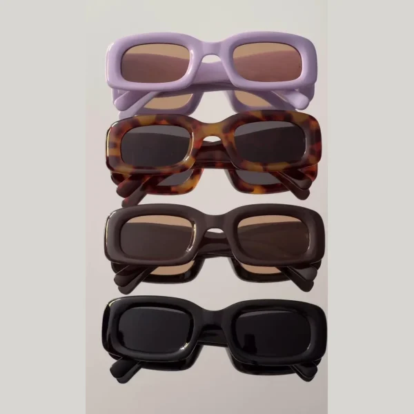 New Trendy Women Brand Design Small Square Sunglasses Classic Retro Sexy Ladies Vintage Sun Glasses - Image 2