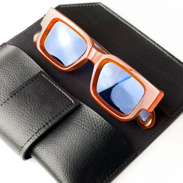 Hot Selling Luxury Designer Vintage Square Shades Brand Custom Logo Thick Frame Retro Sunglasses Women Men 2025 - Image 2