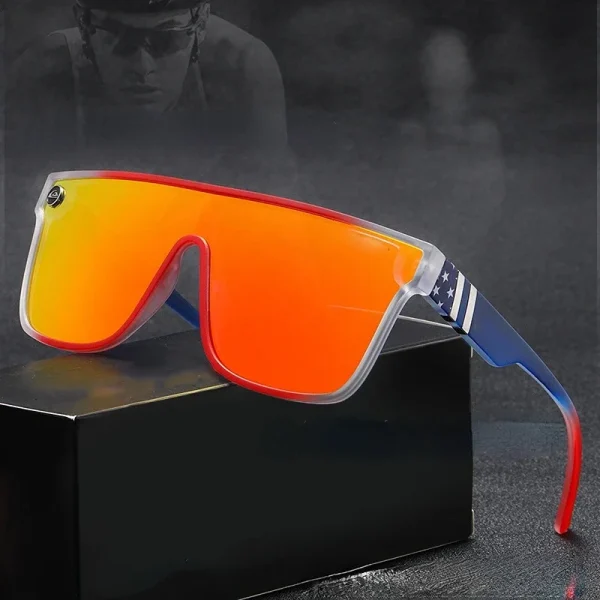 Fashion Sports Sunglasses Women Personalized Trendy Mirror One Pieces Shades Hip Hop Man High Quality Gafas De Sol