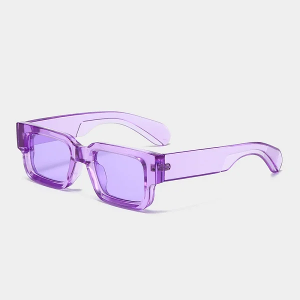 High Quality Square Thick Frames Sun Glasses Custom Vintage Rectangle Sunglasses Women Men - Image 5