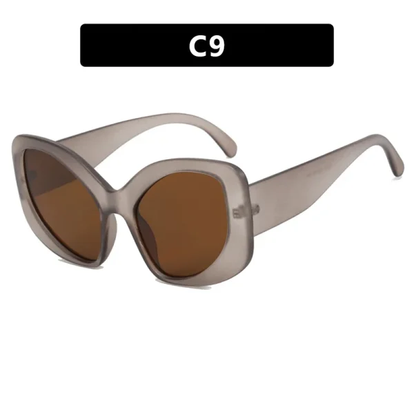 Fashion Vintage Oversized Cat Eye Sunglasses for Women Fashion Luxury Custom Logo High Quality Shade - Image 6