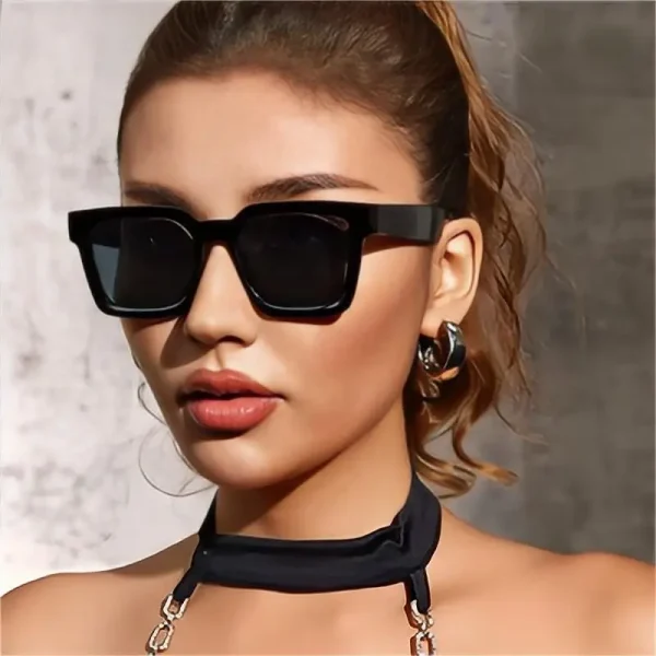 2025 square Fashion Sunglasses for Women Luxury Designer Man Sun Glasses Custom logo Unisex - Image 2