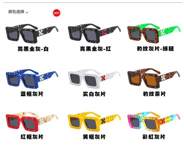 Fashion Uv400 Y2K Futuristic Glasses Women Men Retro Small Frame Square Rectangle Personality Sunglasses - Image 6