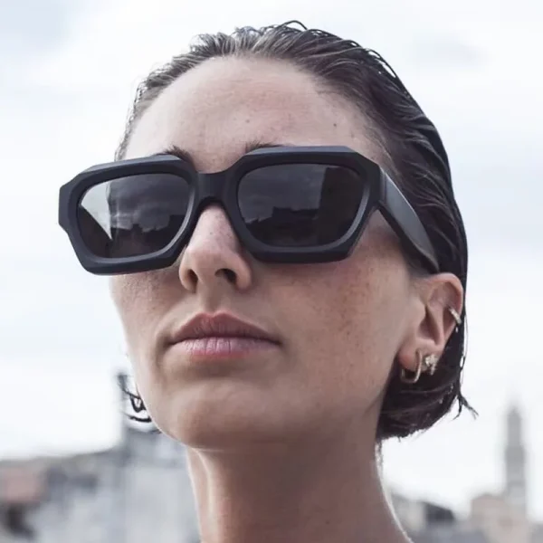 LMA 3658 Fashion Luxury High Quality Irregular Shades Small Frame square UV400 protection Men Women Trend Sunglasses - Image 2