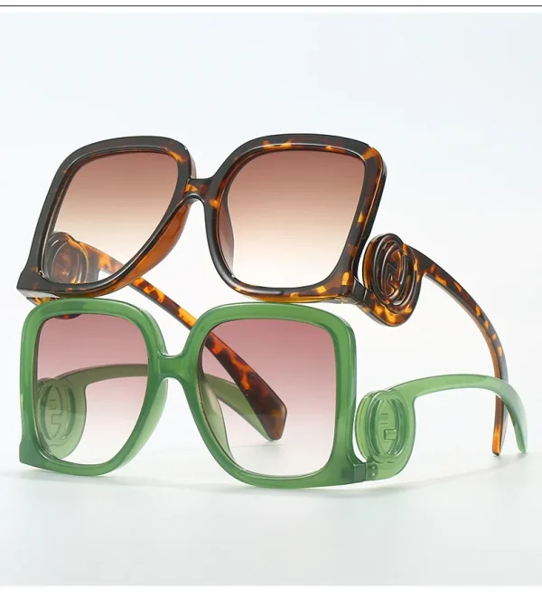 Wholesale Rectangle Women Big Frame High Quality UV400 Outdoor Eye Wear Men Newest Oversized Square Sunglasses Custom - Image 5