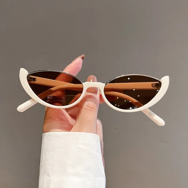 Fashion Trendy  New Style Personality Cat Eye Ins Avant-garde Shades Ladies Gentlemen Sunglasses - Image 6