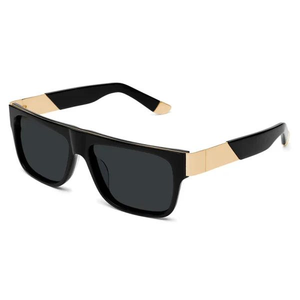 Luxury Designer UV400 WomenShades Men Retro Square Gold Metal Polarized lentes de sol High Quality Sunglasses - Image 5