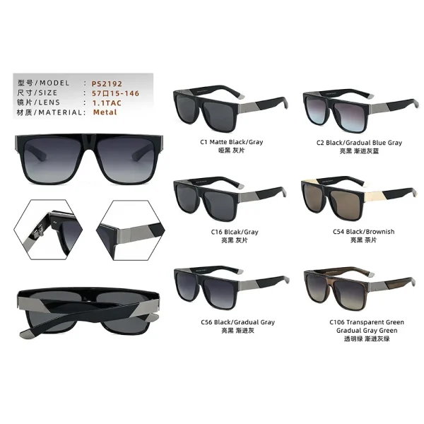 Luxury Designer UV400 WomenShades Men Retro Square Gold Metal Polarized lentes de sol High Quality Sunglasses - Image 6
