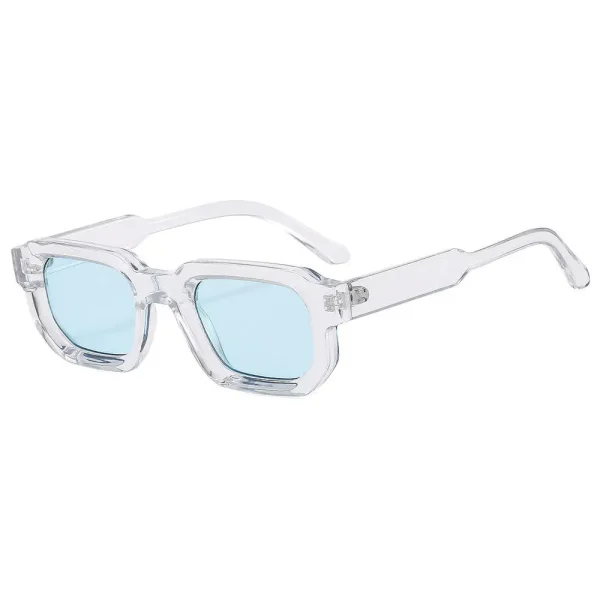 2025 Thick Frame Luxury Branded Sunglasses Black Small Frames Square Sun Glasses for Men Women - Image 2