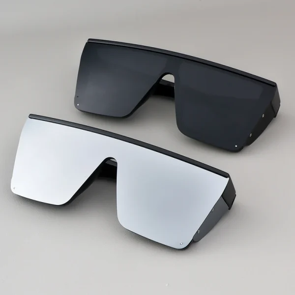 In Stock Lmamba Wholesale ANSI Z87 Safety Sunglasses Fashion Square Oversized Frame Fishing Safety Sports Sunglasses Men Women - Image 5