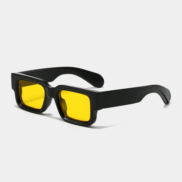 High Quality Square Thick Frames Sun Glasses Custom Vintage Rectangle Sunglasses Women Men - Image 4