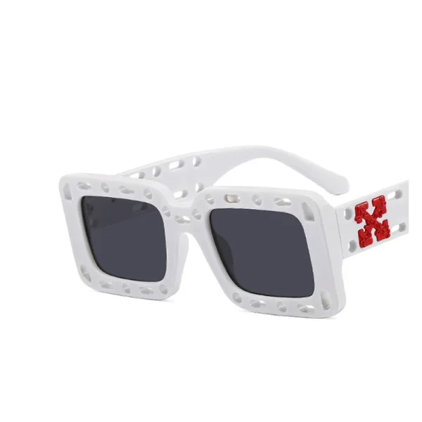 Fashion Uv400 Y2K Futuristic Glasses Women Men Retro Small Frame Square Rectangle Personality Sunglasses - Image 4