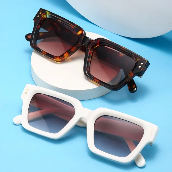 2025 Wholesale Custom Logo Eyewears Vintage Women Leopard Sun Glasses  Shades New Sunglasses Arrivals - Image 3