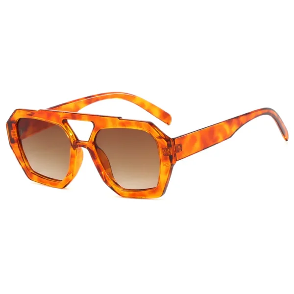 Fast Delivery Retro Double Beam Shades Women Vintage Square Sun Glasses Men Square Sunglasses 2024 - Image 4