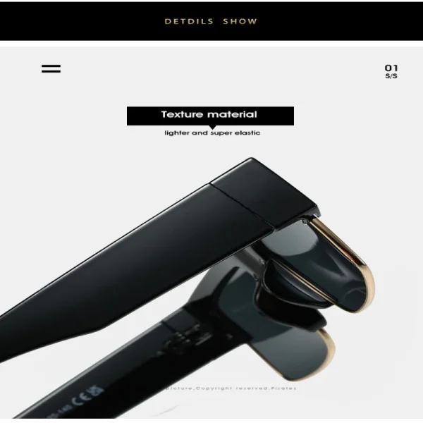 New Arrival Half Frame Square Personality Retro Versatile Women Men Shades Vintage Sunglasses - Image 6