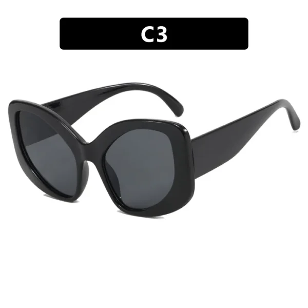 Fashion Vintage Oversized Cat Eye Sunglasses for Women Fashion Luxury Custom Logo High Quality Shade - Image 4