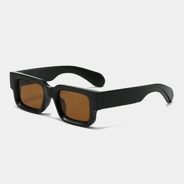 High Quality Square Thick Frames Sun Glasses Custom Vintage Rectangle Sunglasses Women Men - Image 3