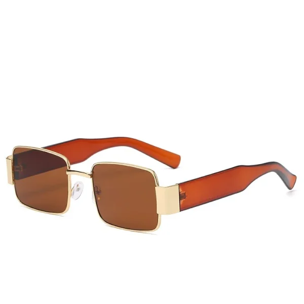 2025 Street Hip-Hop Metal Frame Sun Glasses Steam Punk Unisex Sunglasses High QualityTrendy Square Shades - Image 5
