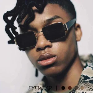 2025 Street Hip-Hop Metal Frame Sun Glasses Steam Punk Unisex Sunglasses High QualityTrendy Square Shades