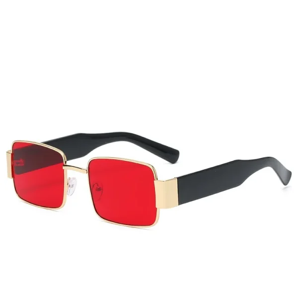 2025 Street Hip-Hop Metal Frame Sun Glasses Steam Punk Unisex Sunglasses High QualityTrendy Square Shades - Image 6