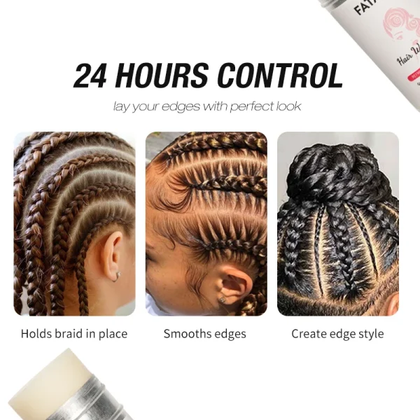 Private Label Edge Control Broken Hair Finishing Stick Hair Styling Waterproof  High Quality Super Styling Hair Wax  Stick - Image 3