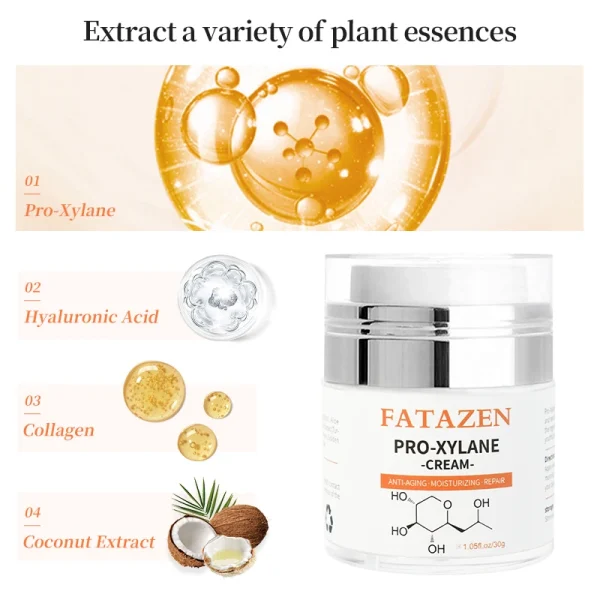 Private Label Xylane Pro Cream Collagen Anti Aging Rapid Wrinkle Repair Regenerating Moisturizer Lotion Renewing Face Neck Cream - Image 4